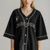 Best Karo Kauer Baseballshirt Black
