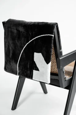 Outlet Karo Kauer Beach Towel Black Logo