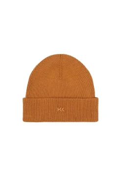 Fashion Karo Kauer Beanie Brown