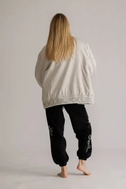 Hot Karo Kauer Bomberjacket Silver Grey