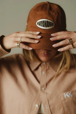 Fashion Karo Kauer Cap Brown