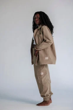 New Karo Kauer Cargo Jacket Mocca