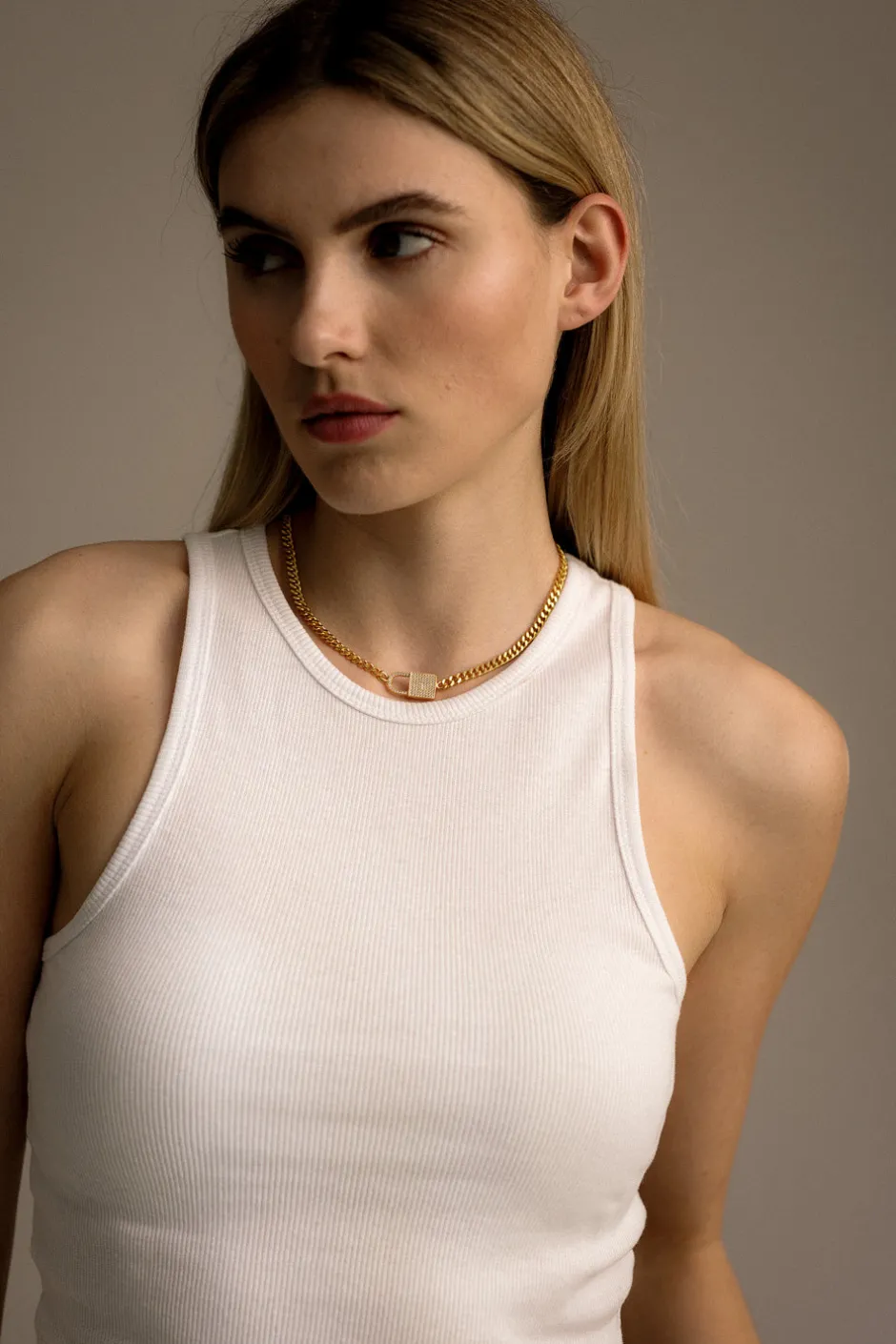 Clearance Karo Kauer Chain Lock Gold