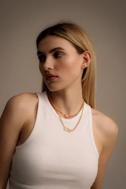 Clearance Karo Kauer Chain Lock Gold