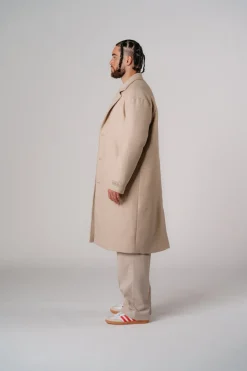 Best Karo Kauer Coat Beige Melange