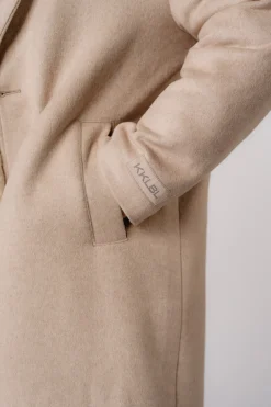 Best Karo Kauer Coat Beige Melange
