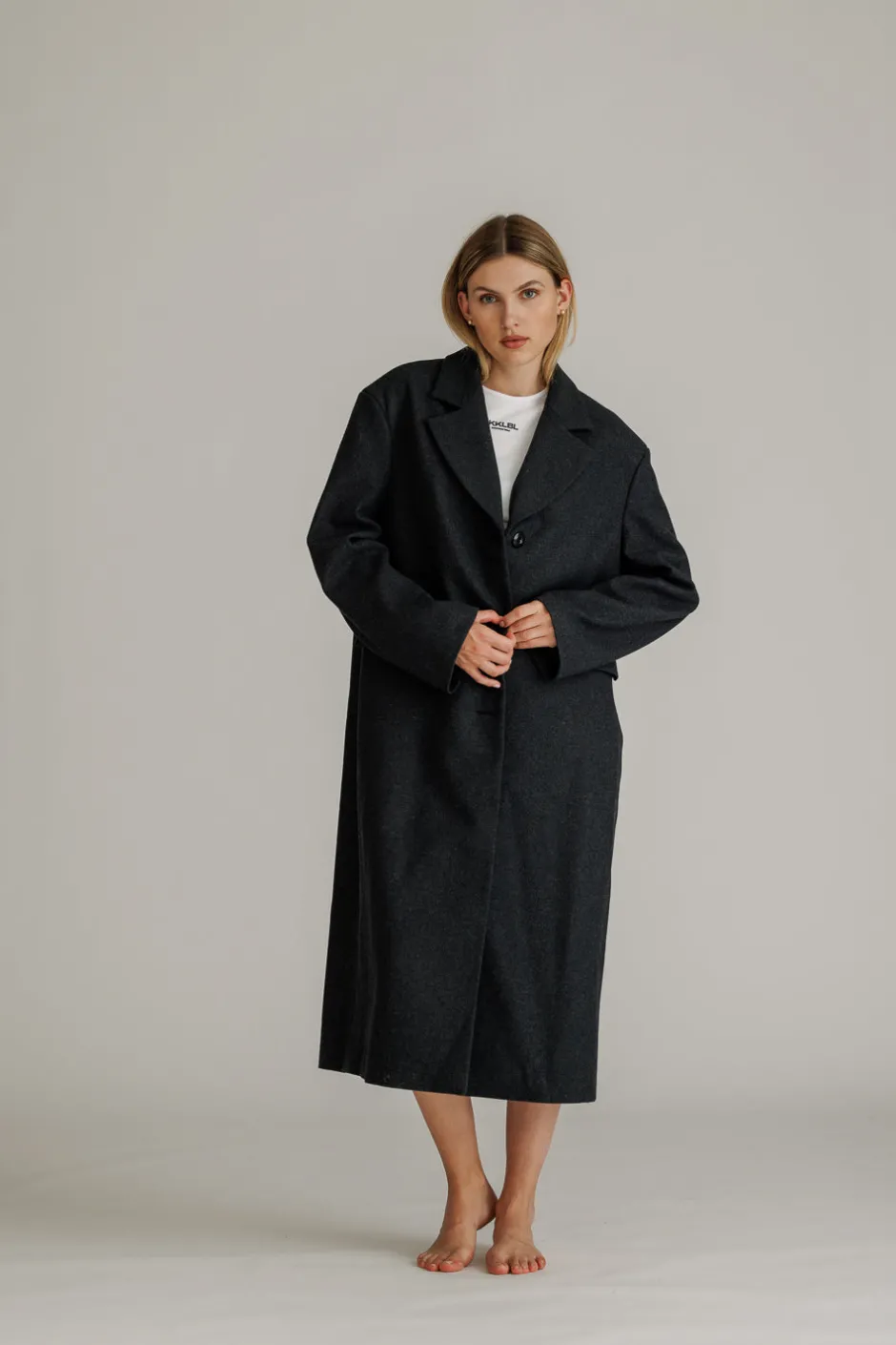Best Karo Kauer Coat Oversize Grey