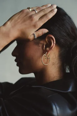 Outlet Karo Kauer Creole Chain Logo Gold