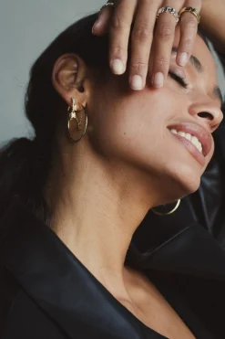 Outlet Karo Kauer Creole Chain Logo Gold