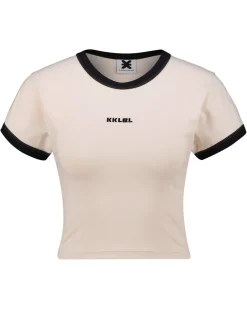 Clearance Karo Kauer Cropped Ringer Shirt