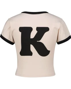 Clearance Karo Kauer Cropped Ringer Shirt