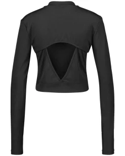 Sale Karo Kauer Cropped Shirt Black