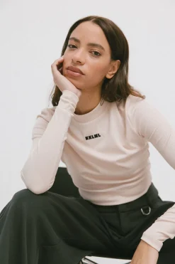 Discount Karo Kauer Cropped Shirt White Pearl