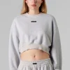Hot Karo Kauer Cropped Sweater Melange