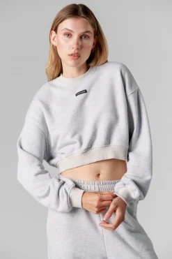 Hot Karo Kauer Cropped Sweater Melange