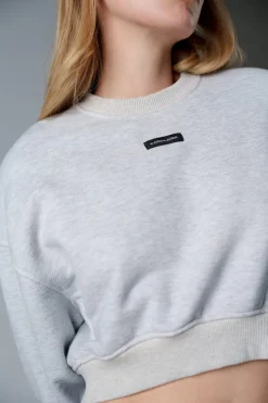 Hot Karo Kauer Cropped Sweater Melange