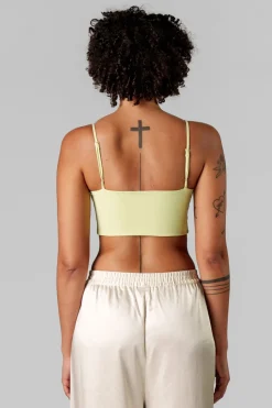 Online Karo Kauer Cropped Top Matcha