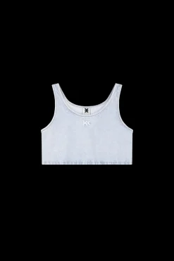 Best Karo Kauer Denim Cropped Top