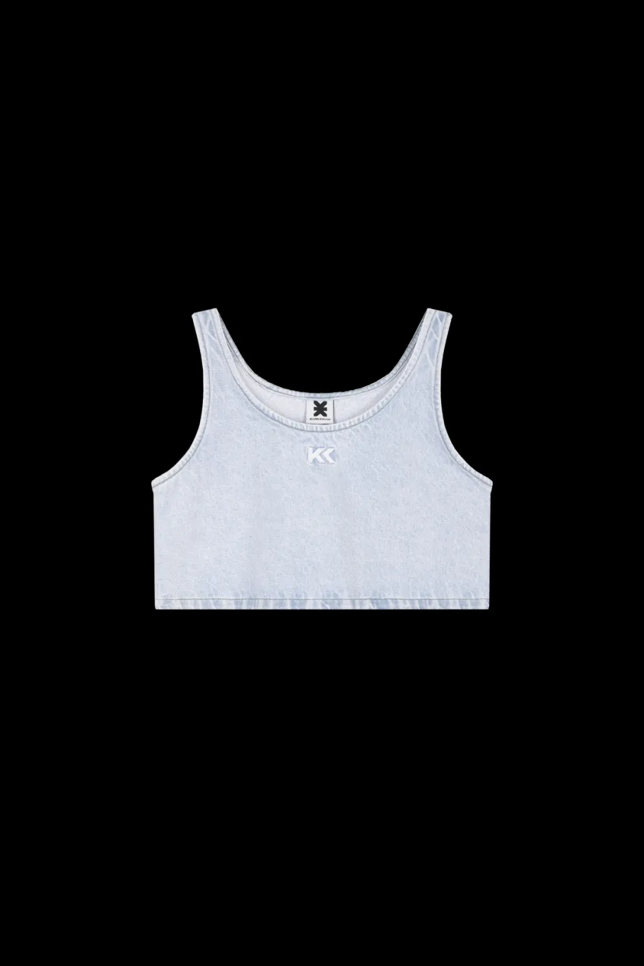 Best Karo Kauer Denim Cropped Top