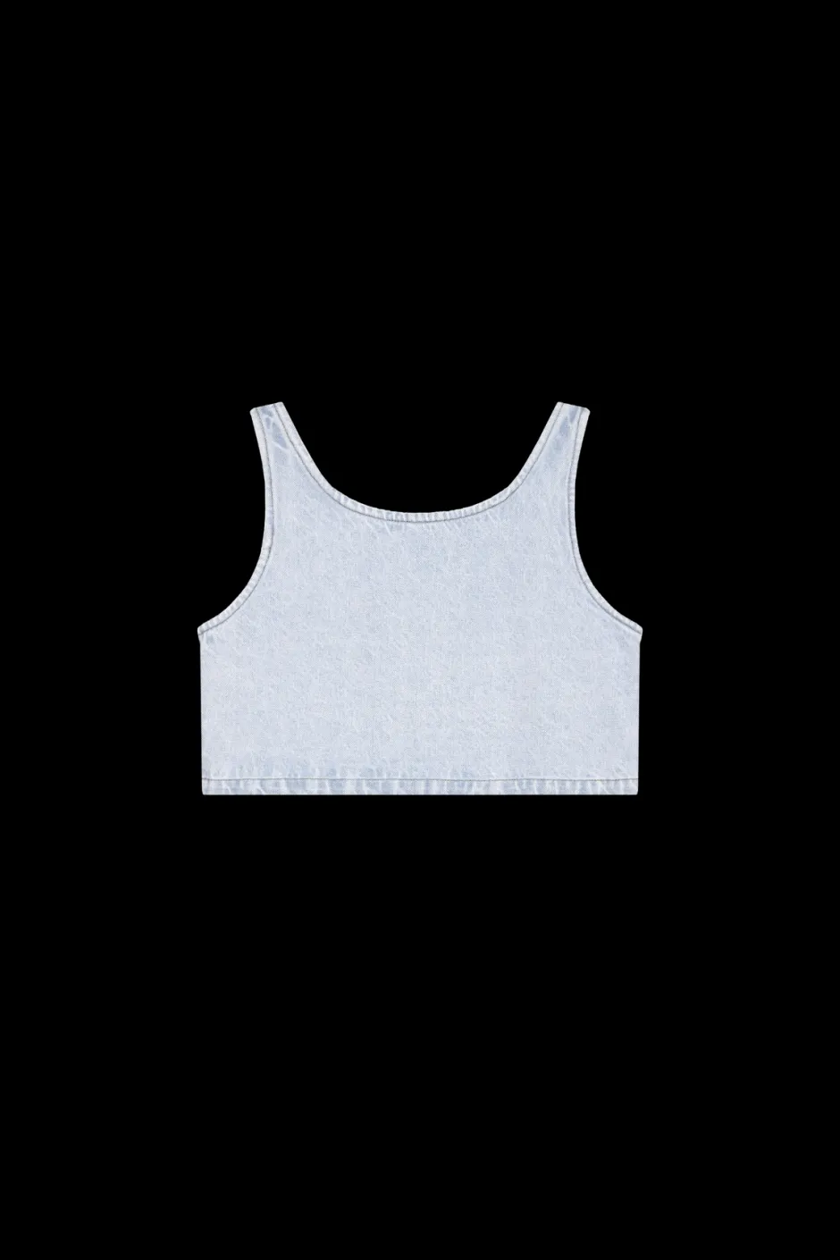 Best Karo Kauer Denim Cropped Top