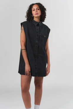 New Karo Kauer Denim Dress black