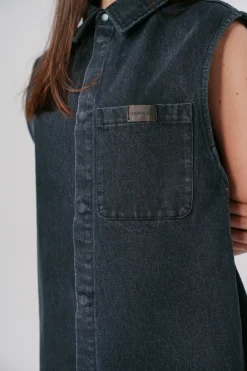 New Karo Kauer Denim Dress black