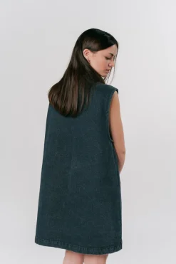 New Karo Kauer Denim Dress black