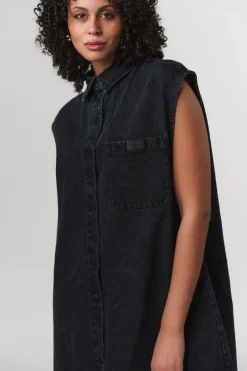 New Karo Kauer Denim Dress black
