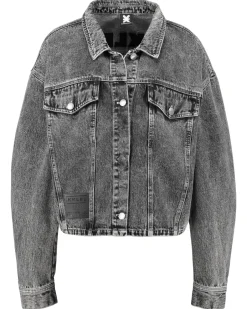 Online Karo Kauer Denim Jacket Black