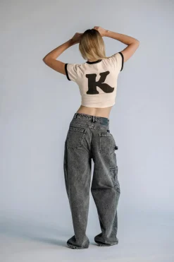 Discount Karo Kauer Denim Pants Black