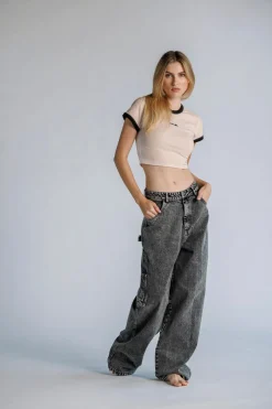 Discount Karo Kauer Denim Pants Black