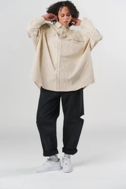 New Karo Kauer Denim Pants Black Cut Out