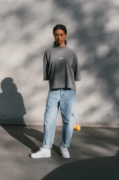 Best Karo Kauer Denim Pants Blue Cut Out Petite