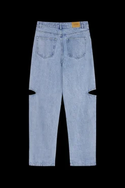 Best Karo Kauer Denim Pants Blue Cut Out Petite