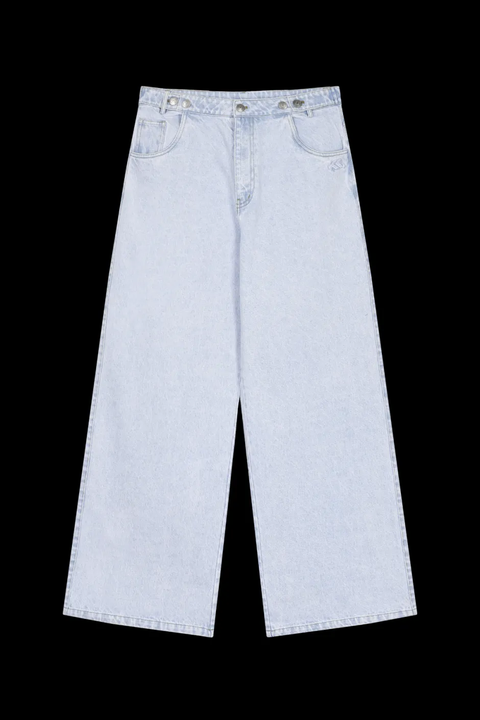Outlet Karo Kauer Denim Pants Light Blue
