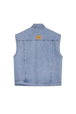 Clearance Karo Kauer Denim Vest Blue