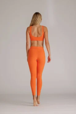 Fashion Karo Kauer Dynamic Sports Bra Flame Orange