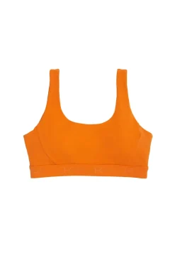 Fashion Karo Kauer Dynamic Sports Bra Flame Orange