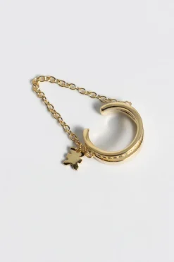 Hot Karo Kauer Earcuff Chain Gold