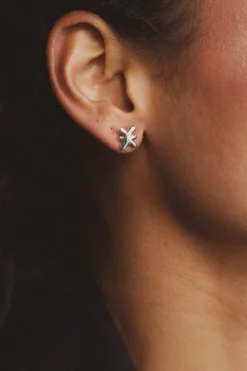 Clearance Karo Kauer Earring Logo Silver