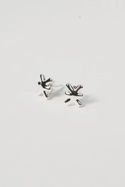 Clearance Karo Kauer Earring Logo Silver