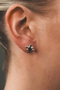 Clearance Karo Kauer Earring Logo Silver