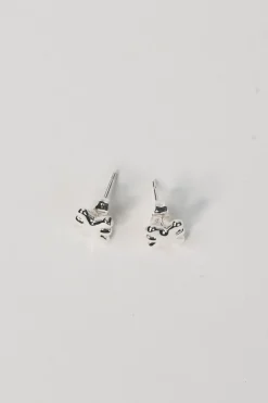 Clearance Karo Kauer Earring Logo Silver