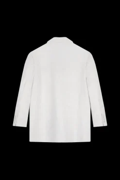 Outlet Karo Kauer Fake Fur Blazer Light Grey