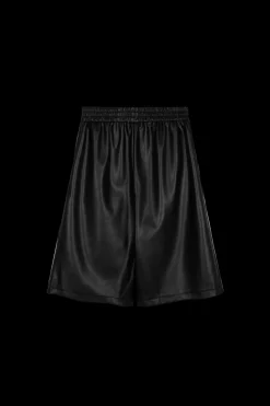 Online Karo Kauer Faux Leather Bermuda Shorts