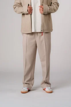 Outlet Karo Kauer Formal Pants Beige Melange
