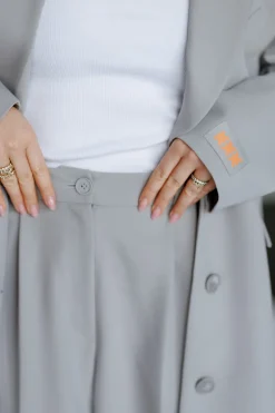 Discount Karo Kauer Formal Pants Grey