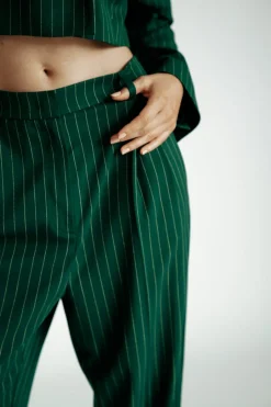 Online Karo Kauer Formal Pants Sapphire Green