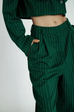 Online Karo Kauer Formal Pants Sapphire Green