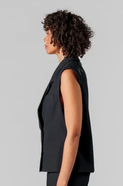 Best Karo Kauer Formal Vest Black